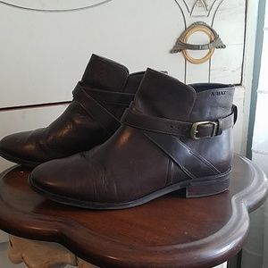 Ariat brown leather booties